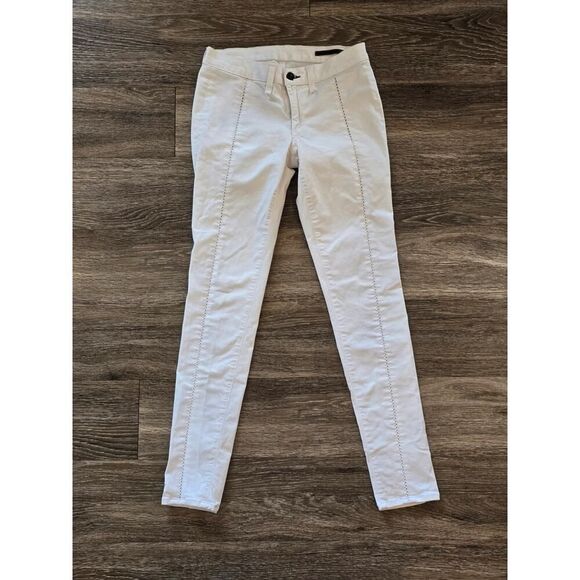 Rag & Bone Bright White Skinny Jeans Size 27 | Sleek Minimalist Must-Have Crisp - Picture 1 of 9